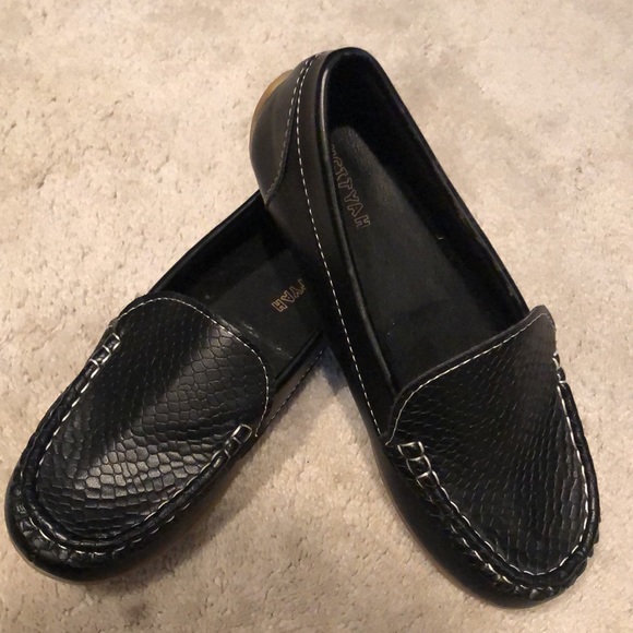 Black Leather Dress Shoe for Boys Size 36 - Picture 2 of 3